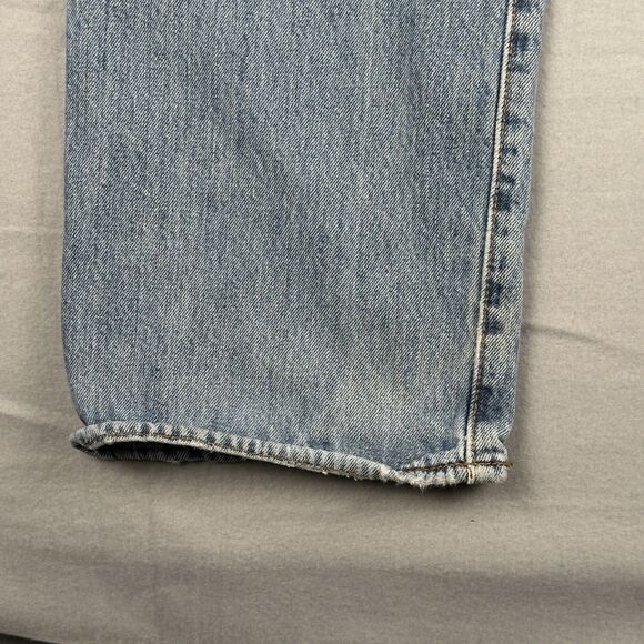 Levi's 501xx Jeans Mens 36x29 Straight Leg Button Fly Blue Denim Light Wash - Picture 15 of 16